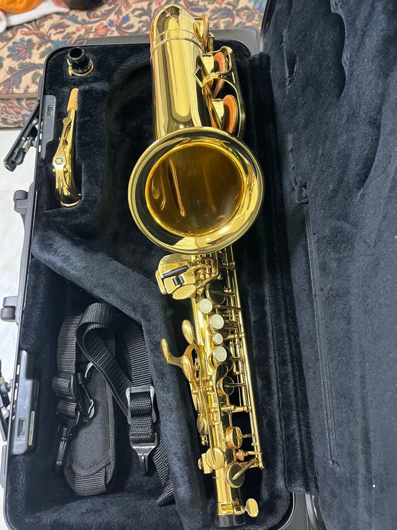 YAMAHA ゴールドサックス ハードケース付き