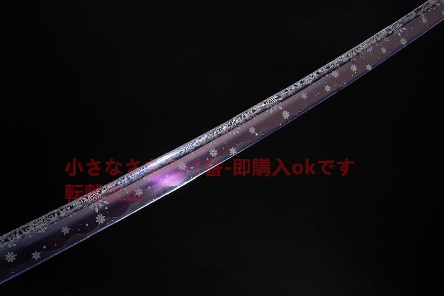 武具　刀装具　日本刀　模造刀   居合刀 雪の華武士刀