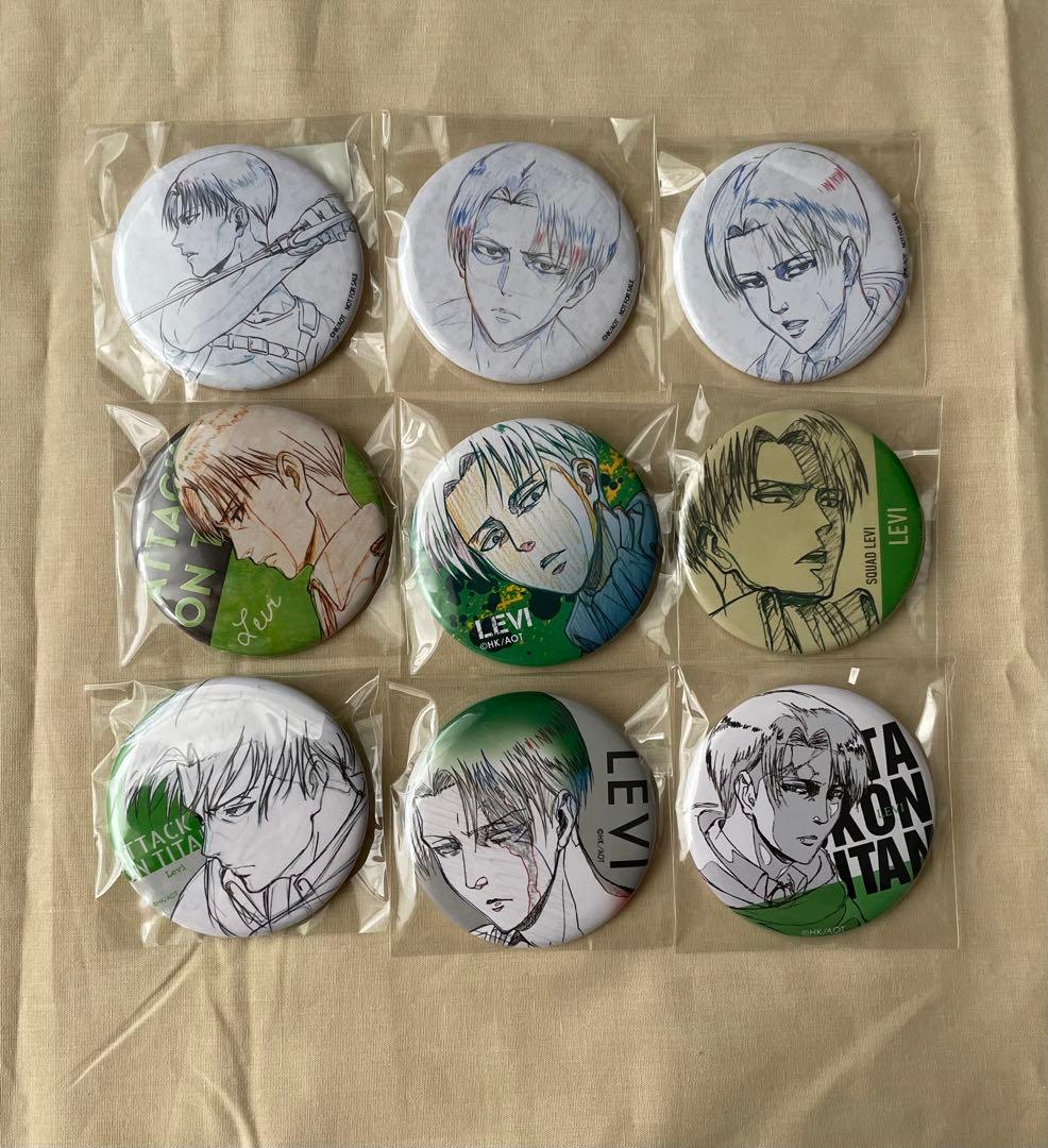 進撃の巨人 リヴァイ WIT STUDIO 缶バッジ