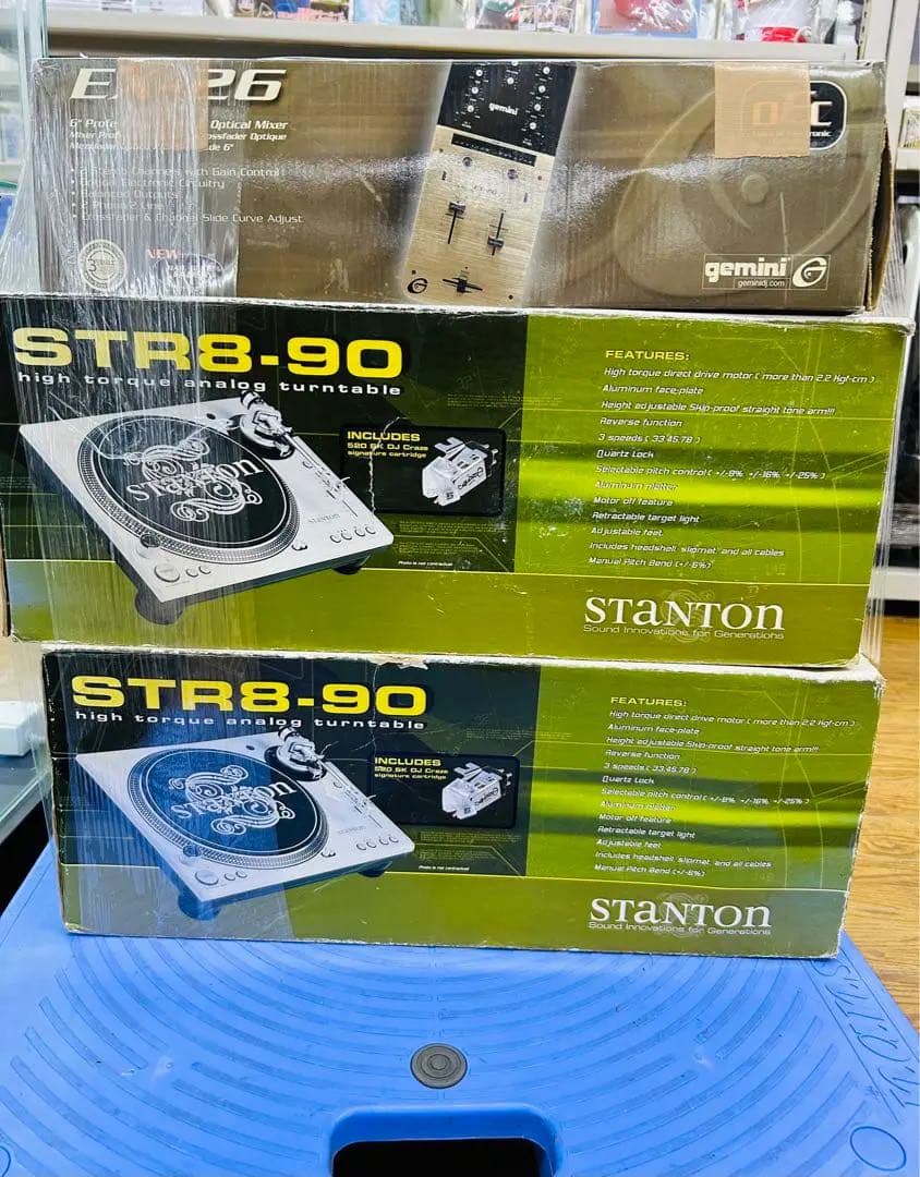 【ジャンク品】Stanton STR8-90 2台 & EX-26 セット