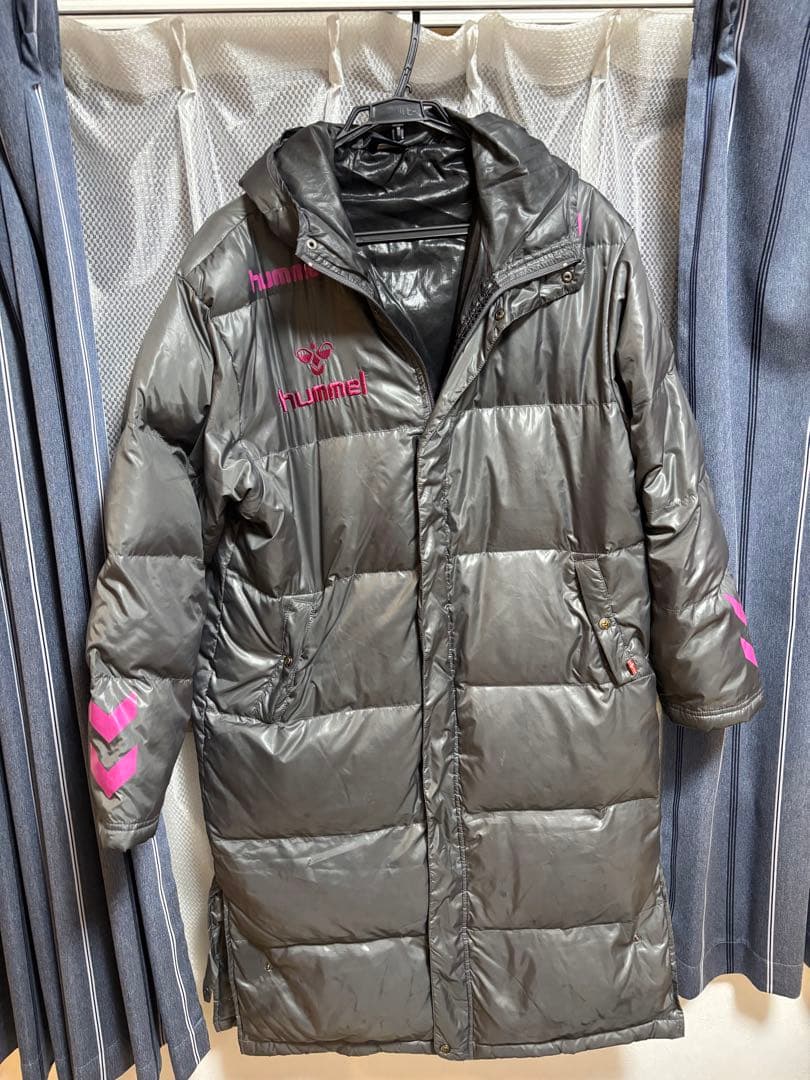 hummel ダウンコート フード付き
