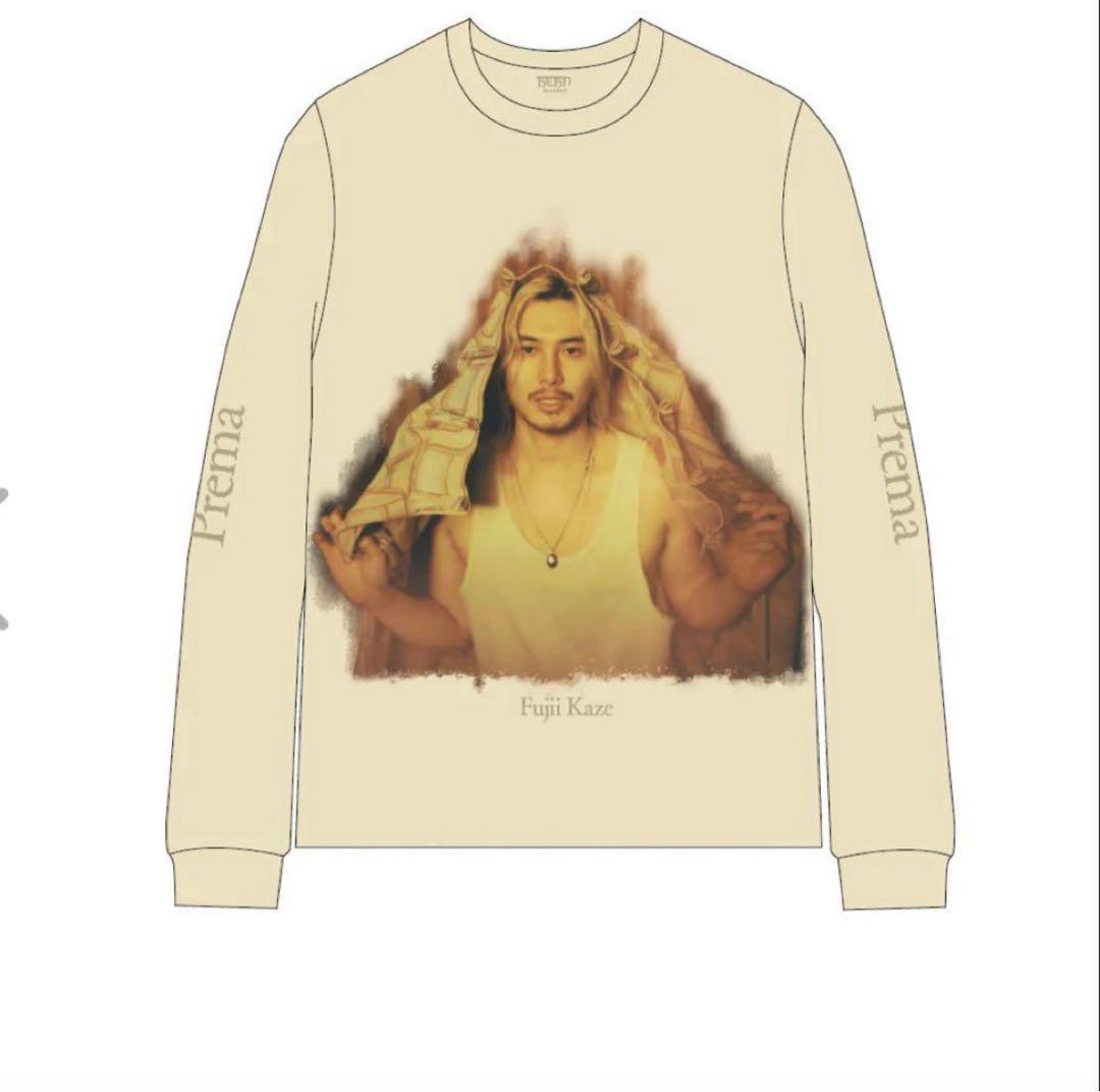 Fujii Kaze 藤井風　Prema ロンt 白系Sサイズ　プレマ