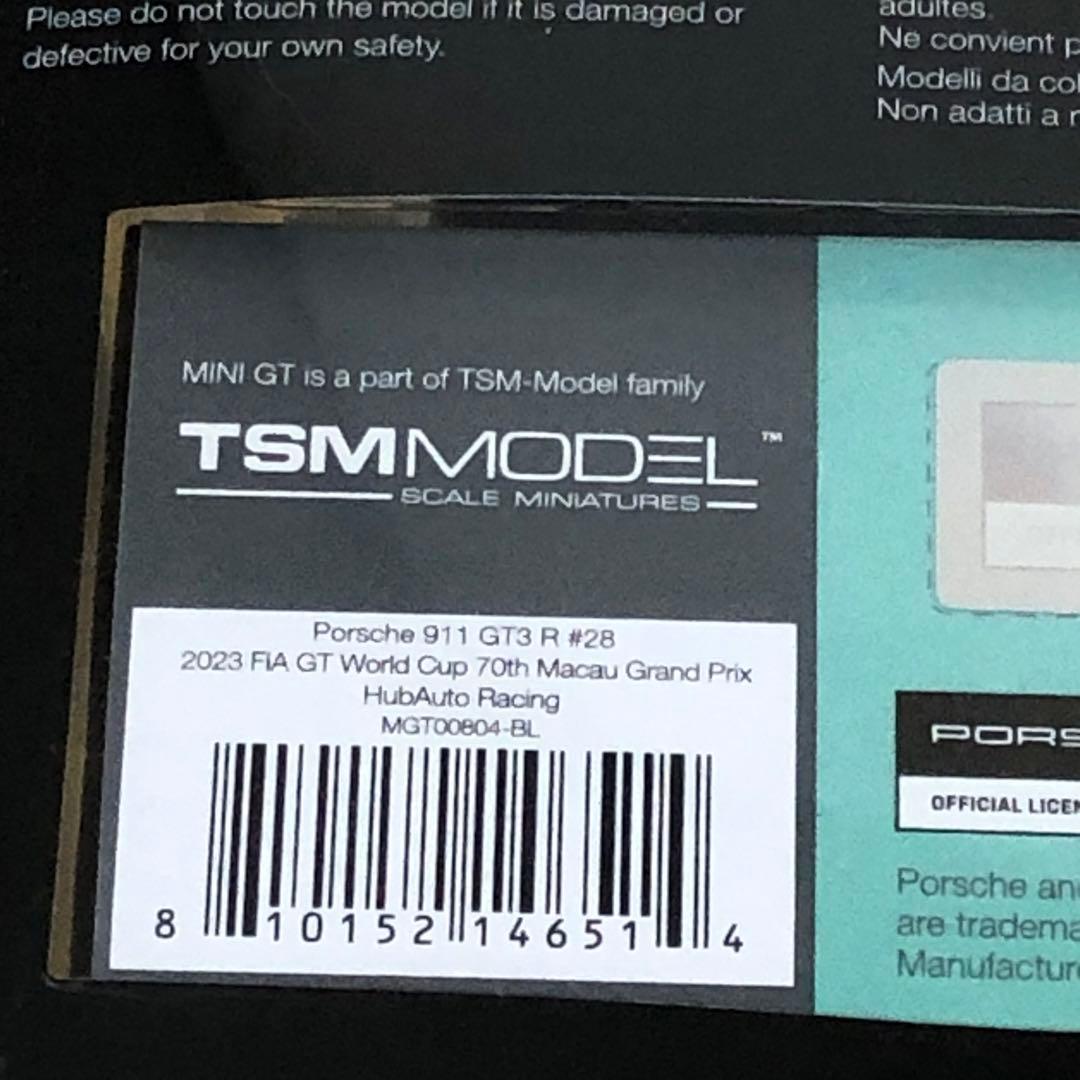 MINI GT ミニGT 793　PORSCHE 911 GT3 R　#28