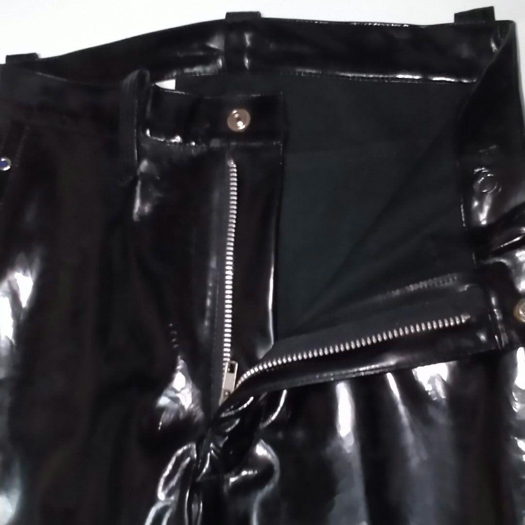 JAP工房 聖飢魔II ルーク参謀 エナメルレースアップパンツ サイズ28インチ