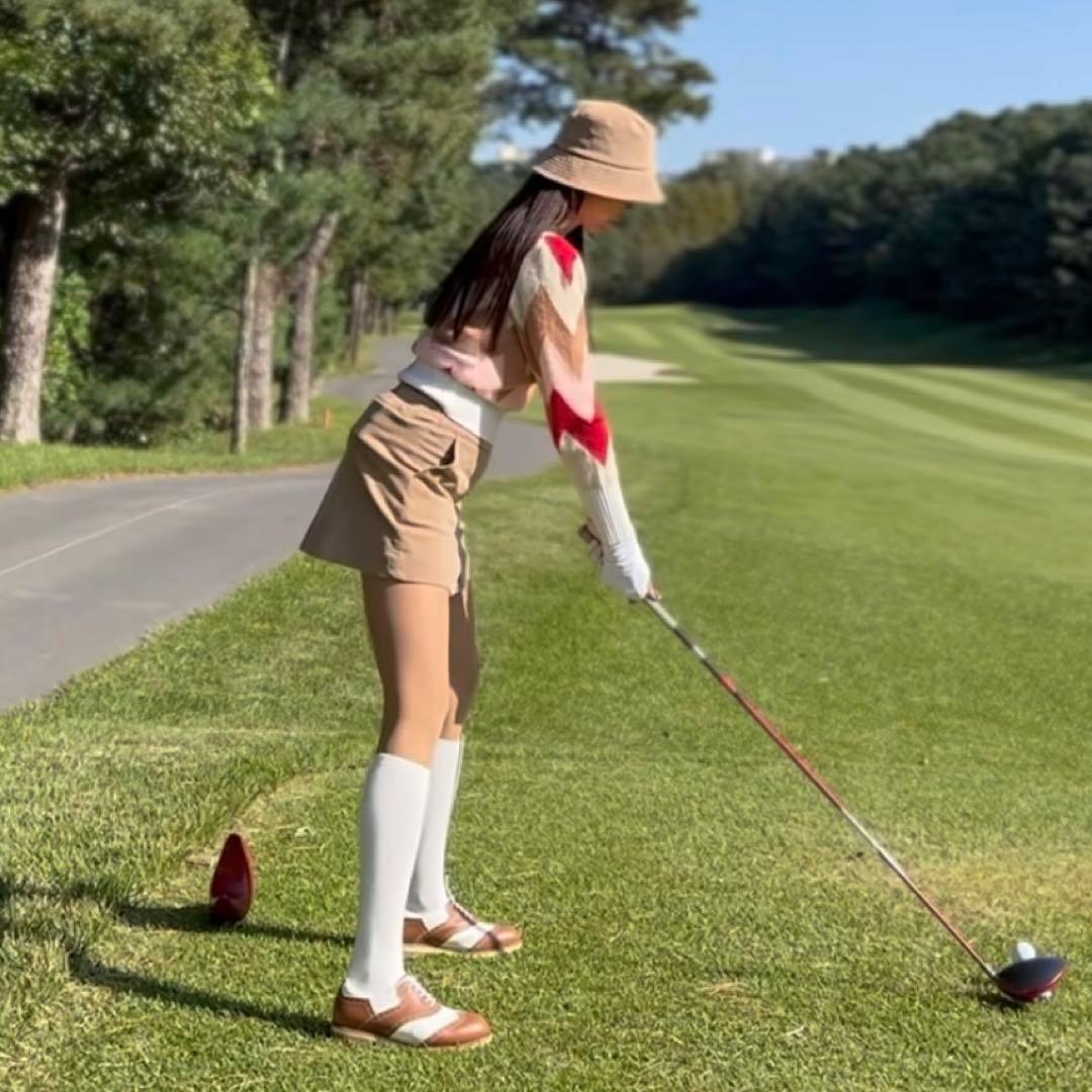 新品未使用 ゴルフ G/FORE ジーフォア レディース スカート Lサイズ