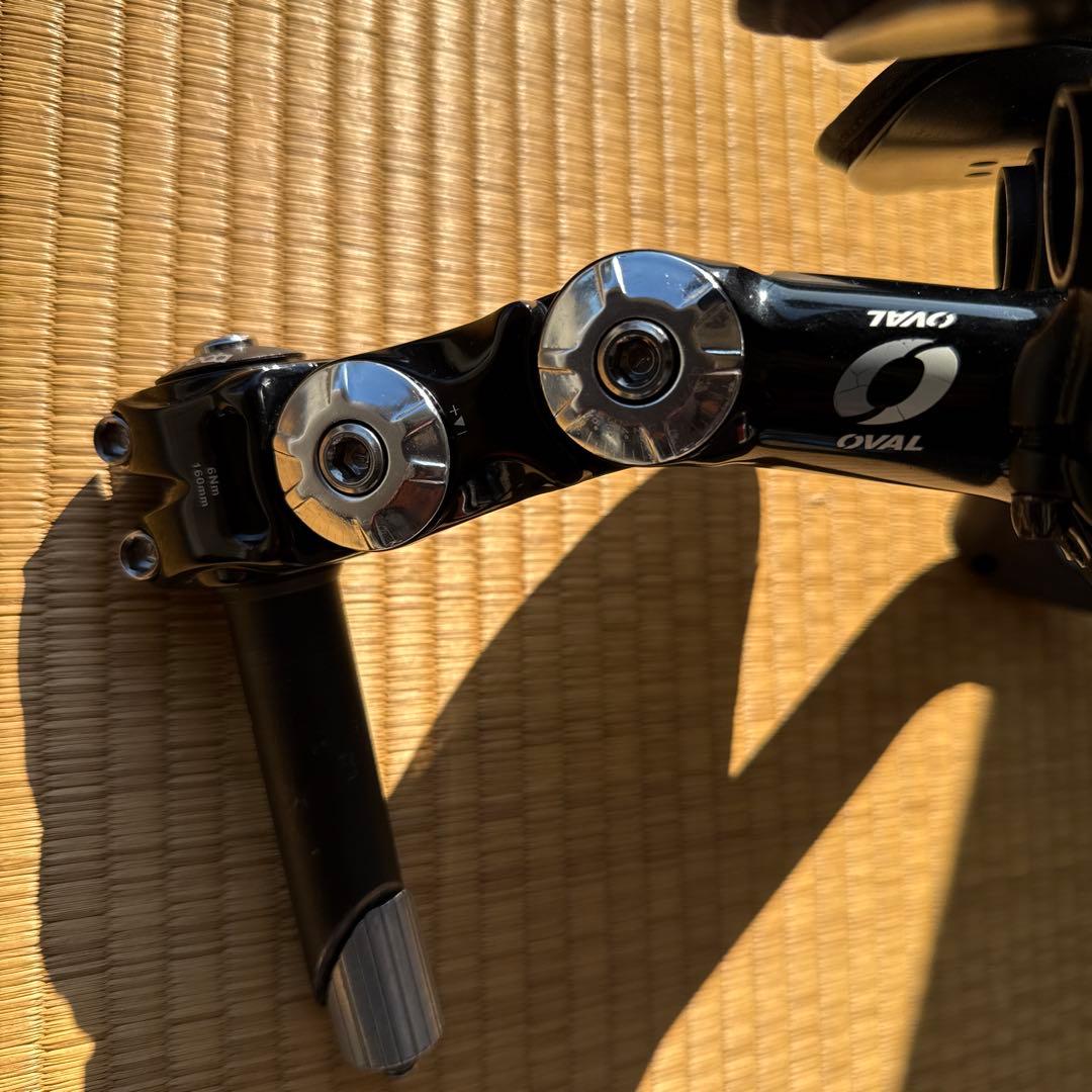 DEDA パラボリカDHバー エアロバー アームレスト付とOVALの可変式ステム