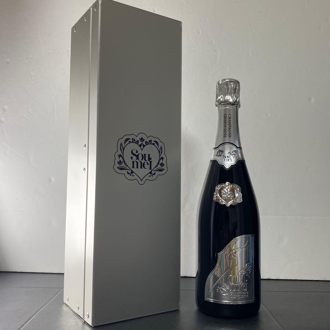 ソウメイ　プラチナ　ブランドブラン　シャンパン　ケース付