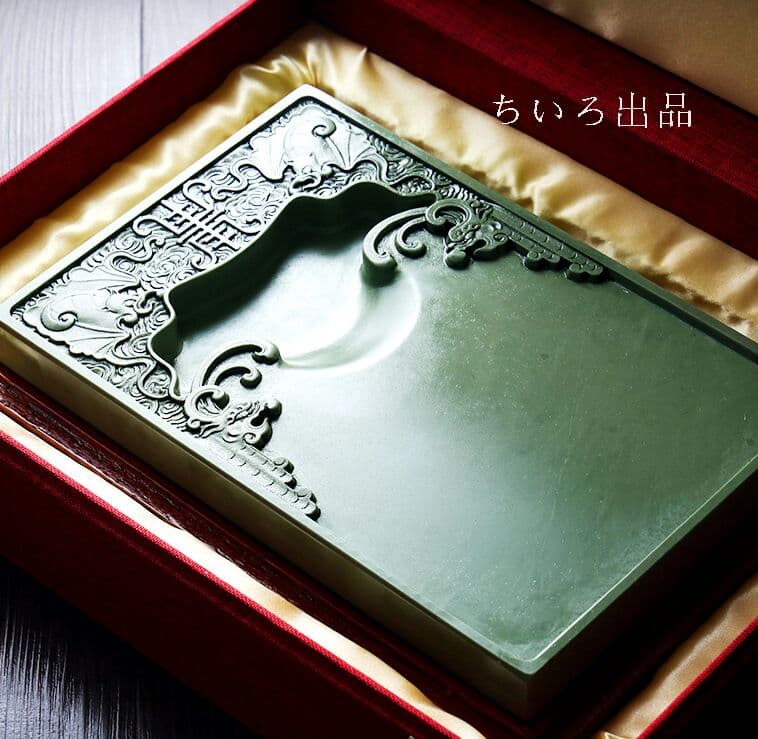 有名な中国端硯　書道用品  高級硯新品未使用-
