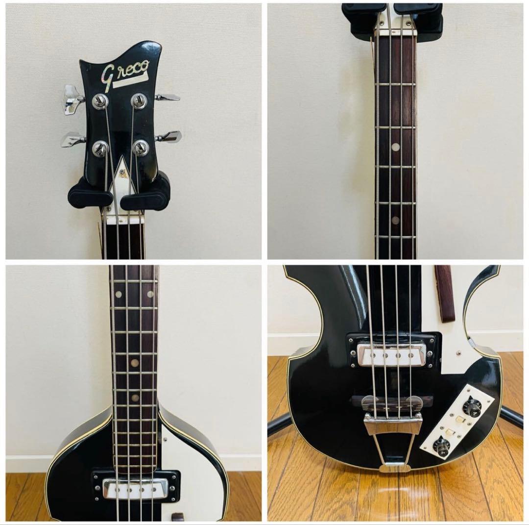 8868 greco バイオリンベース ベース バイオリン グレコ 黒 送料無料