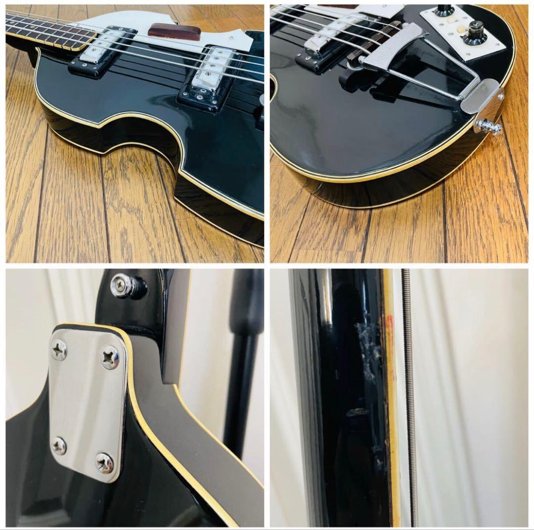 8868 greco バイオリンベース ベース バイオリン グレコ 黒 送料無料