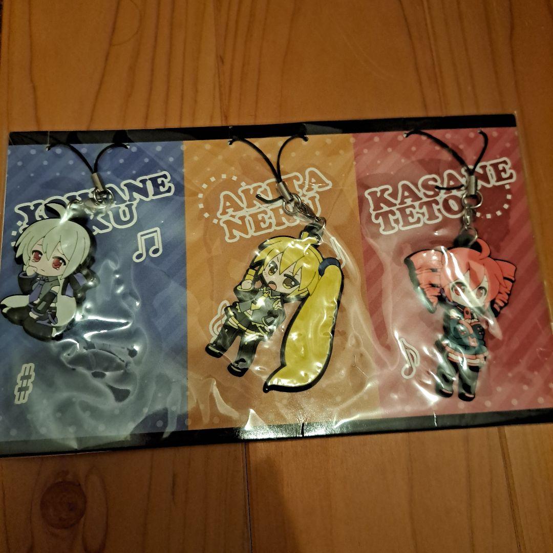 ニコニコ製作所 ラバーストラップシリーズ 弱音ハク 亞北ネル 重音テト