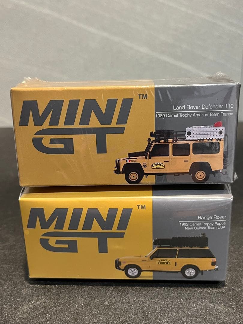 新品！2台セット！MINI-GTランドローバーディフェンダー レンジローバー