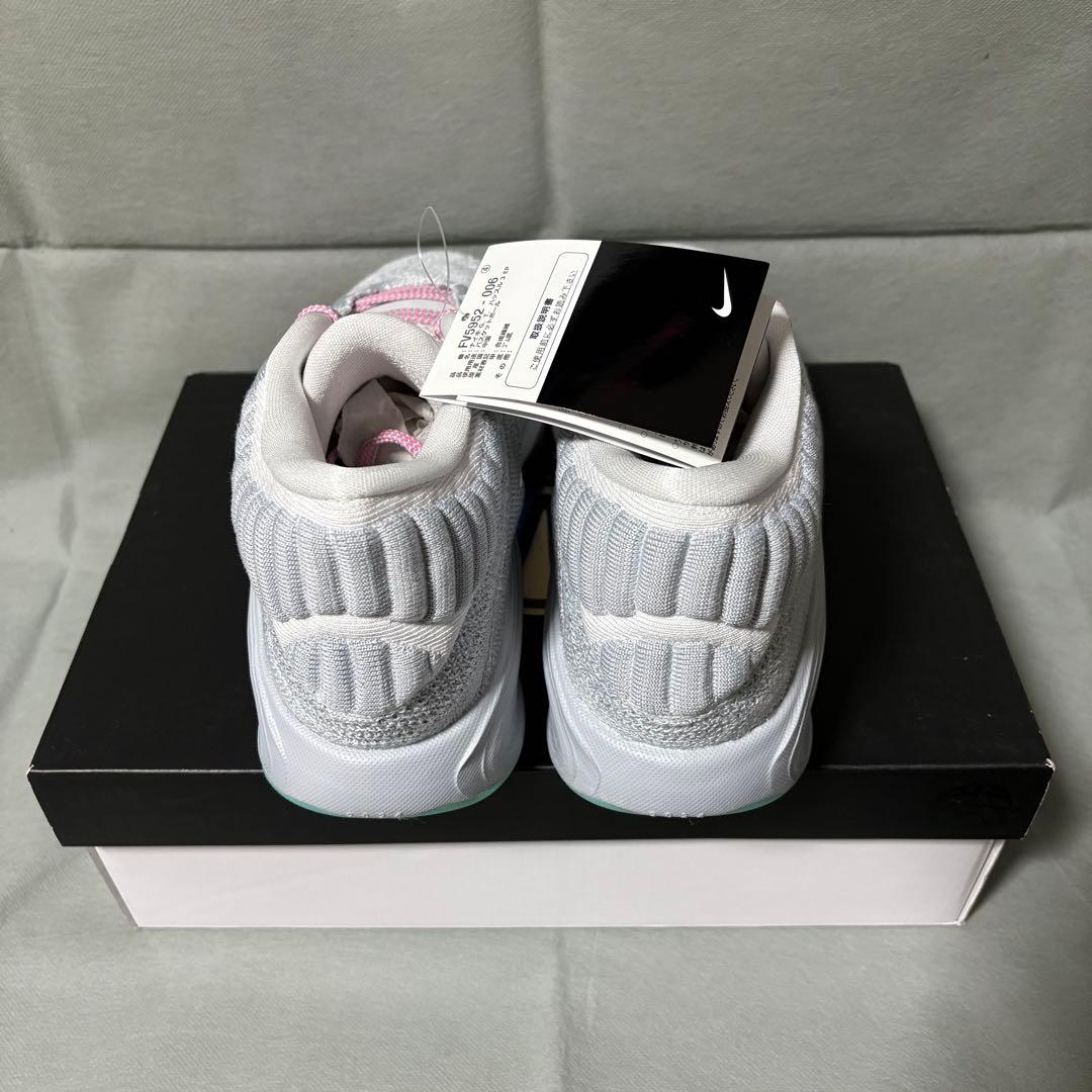 ナイキ　G.Tハッスル3 グレー　グリーン　ピンク　緑　27.0