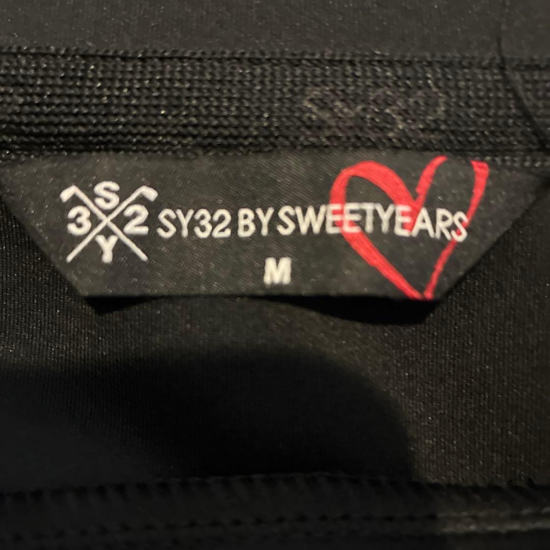 SWEET YEARS SY32 M ブラックトレーナー　ゴルフ用