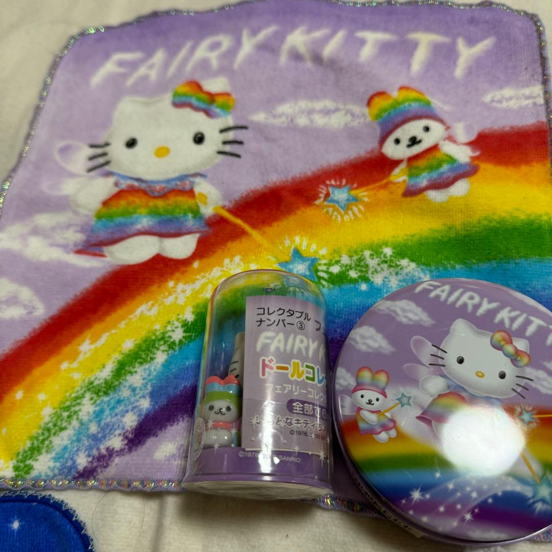 サンリオ　ドールコレクション　フェアリーキティ マスコット ハンカチ 小物入れ