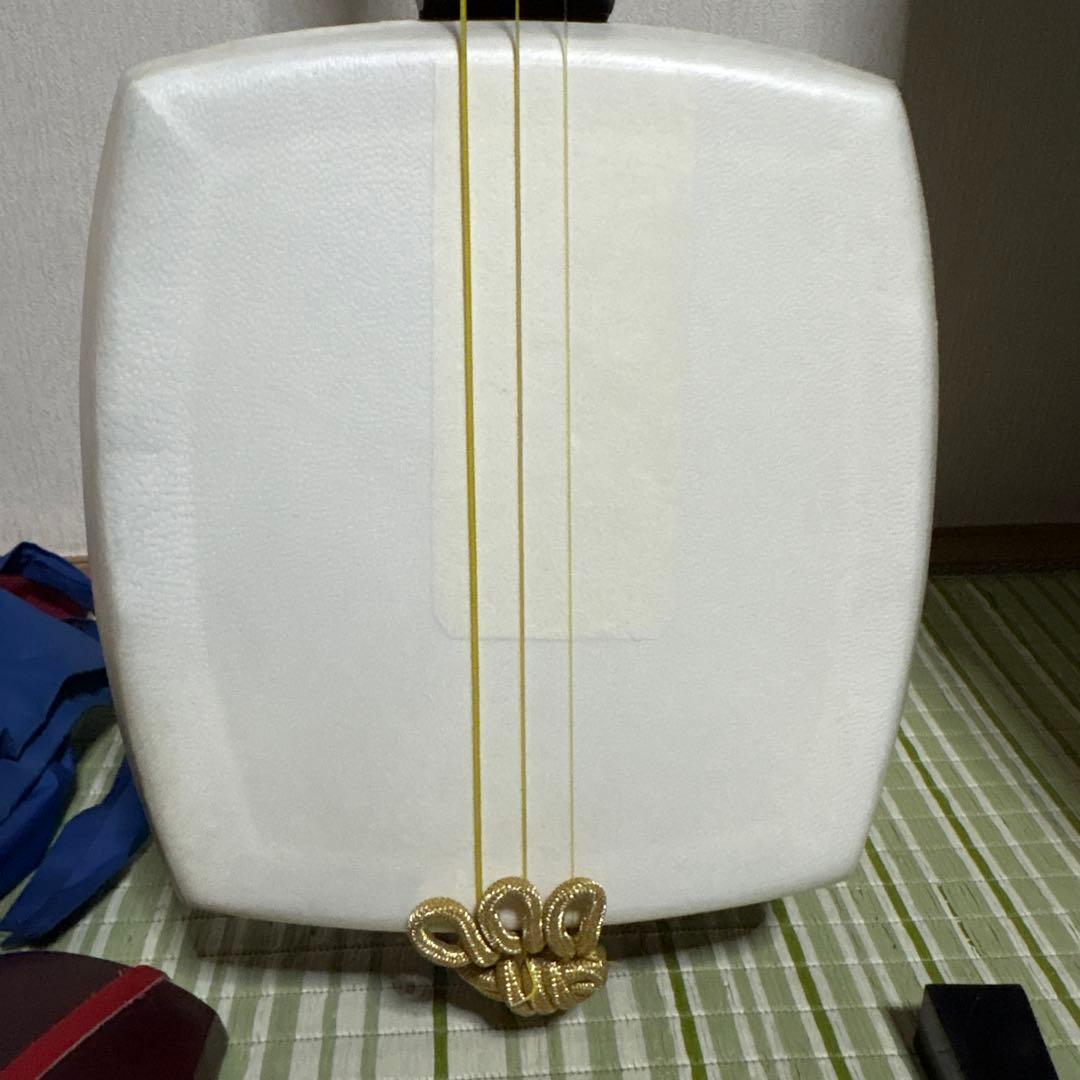 三味線　東さわり　和楽器　バチ　撥　弦　駒　ハードケース　民謡　べっこう風撥