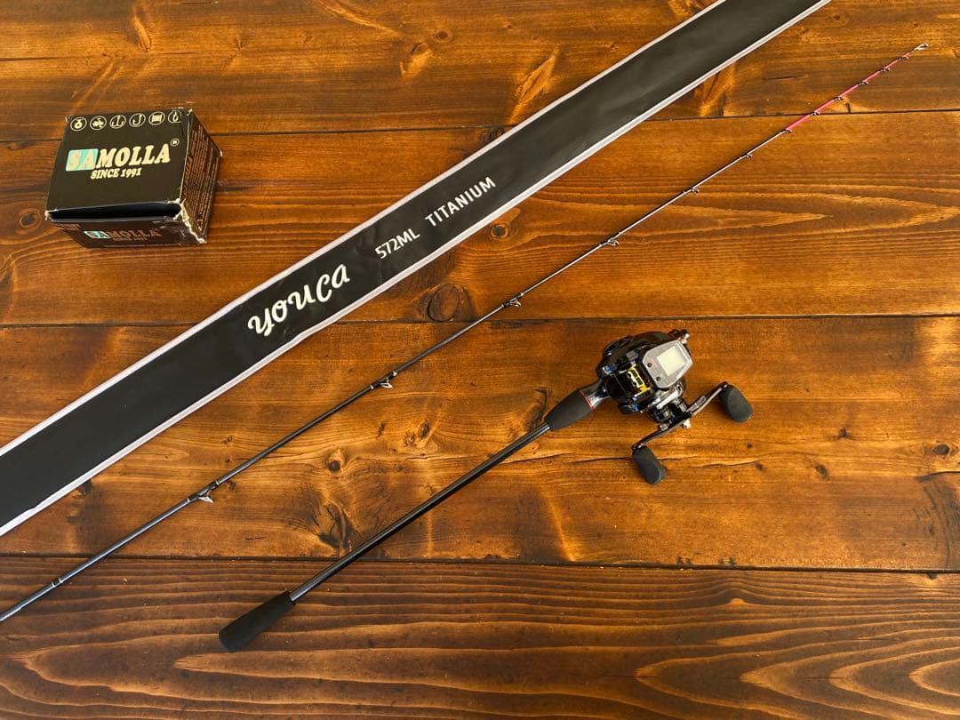ジギングセット　C572ML スロージギング　オフショアロッド　タイラバ　イカ