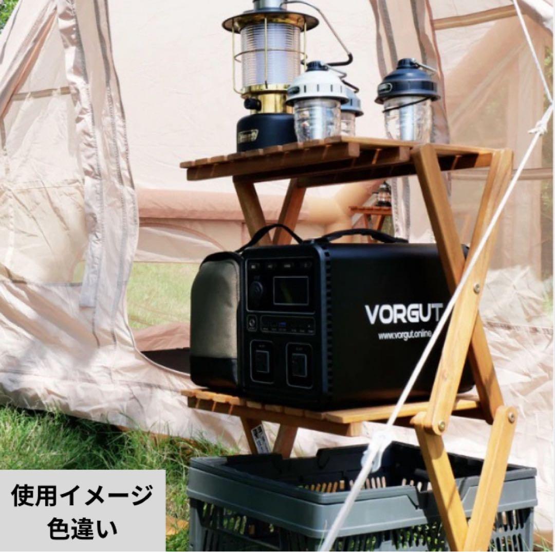 ACEMO ポータブル電源 1500W 停電時にも心強い 大容量 オレンジ