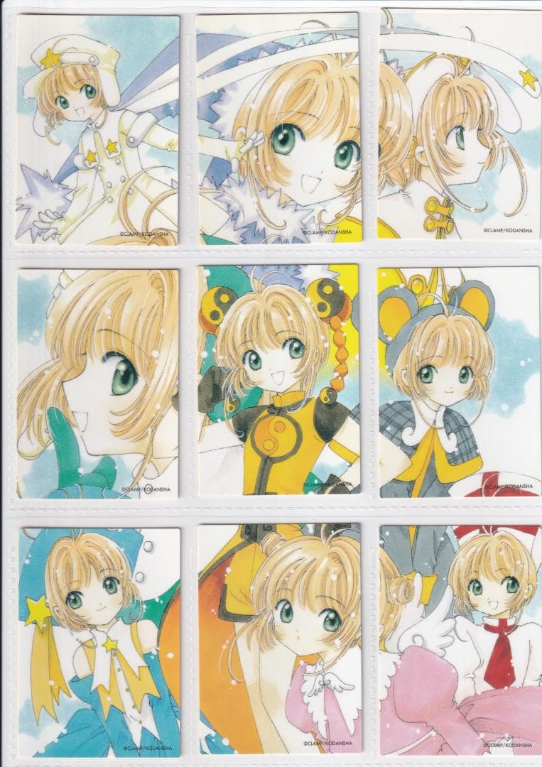 カードキャプターさくら　原作版　クロウカード編　フルコンプ　バインダー付き