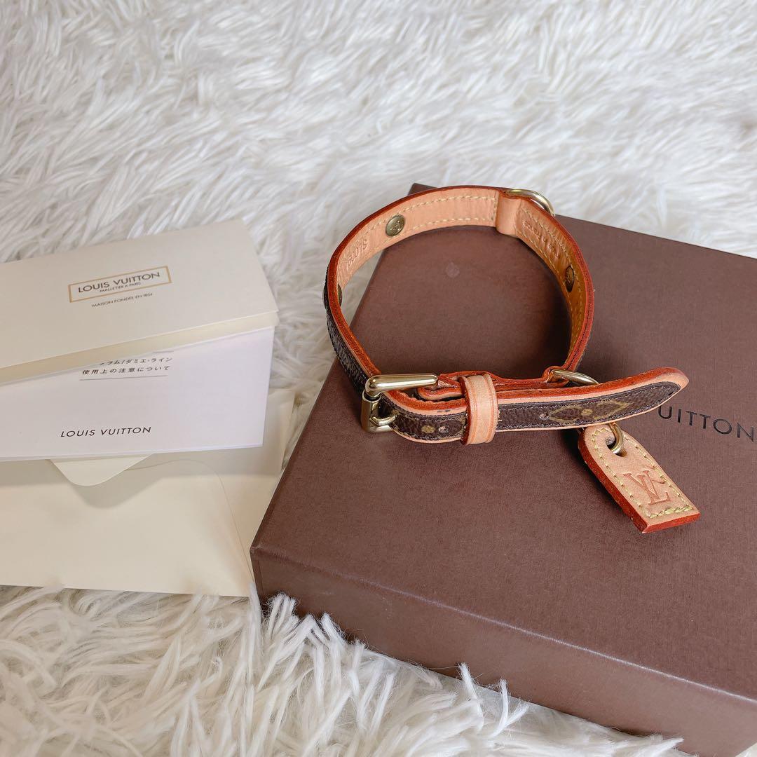 美品✨ LOUIS VUITTON 小型犬用首輪 ドッグカラー リード 犬
