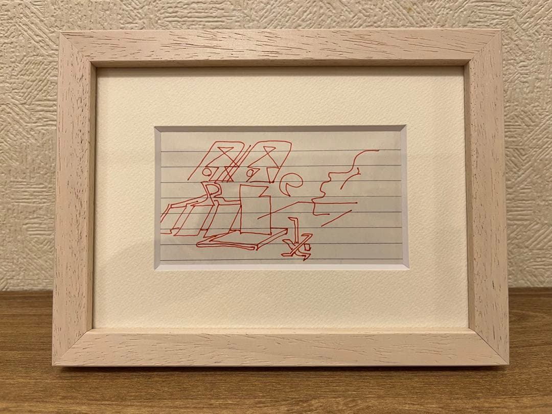 Mark Gonzales マークゴンザレス GONZ オリジナル原画　額付