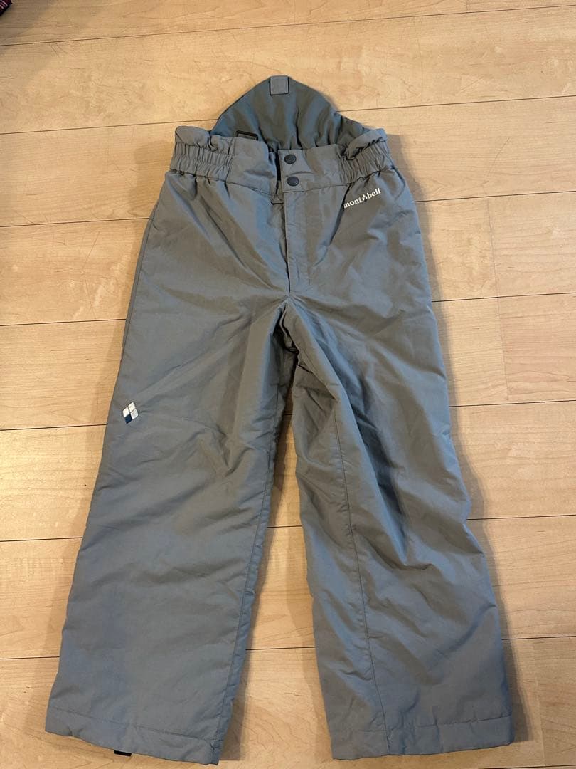 montbell 子ども用スキーウェアセット