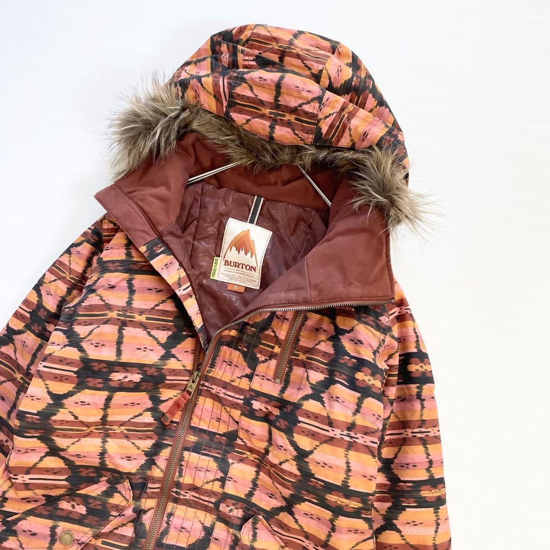 4442【新品タグ付き】バートン ジャケット スノボウェア レディース ファー付