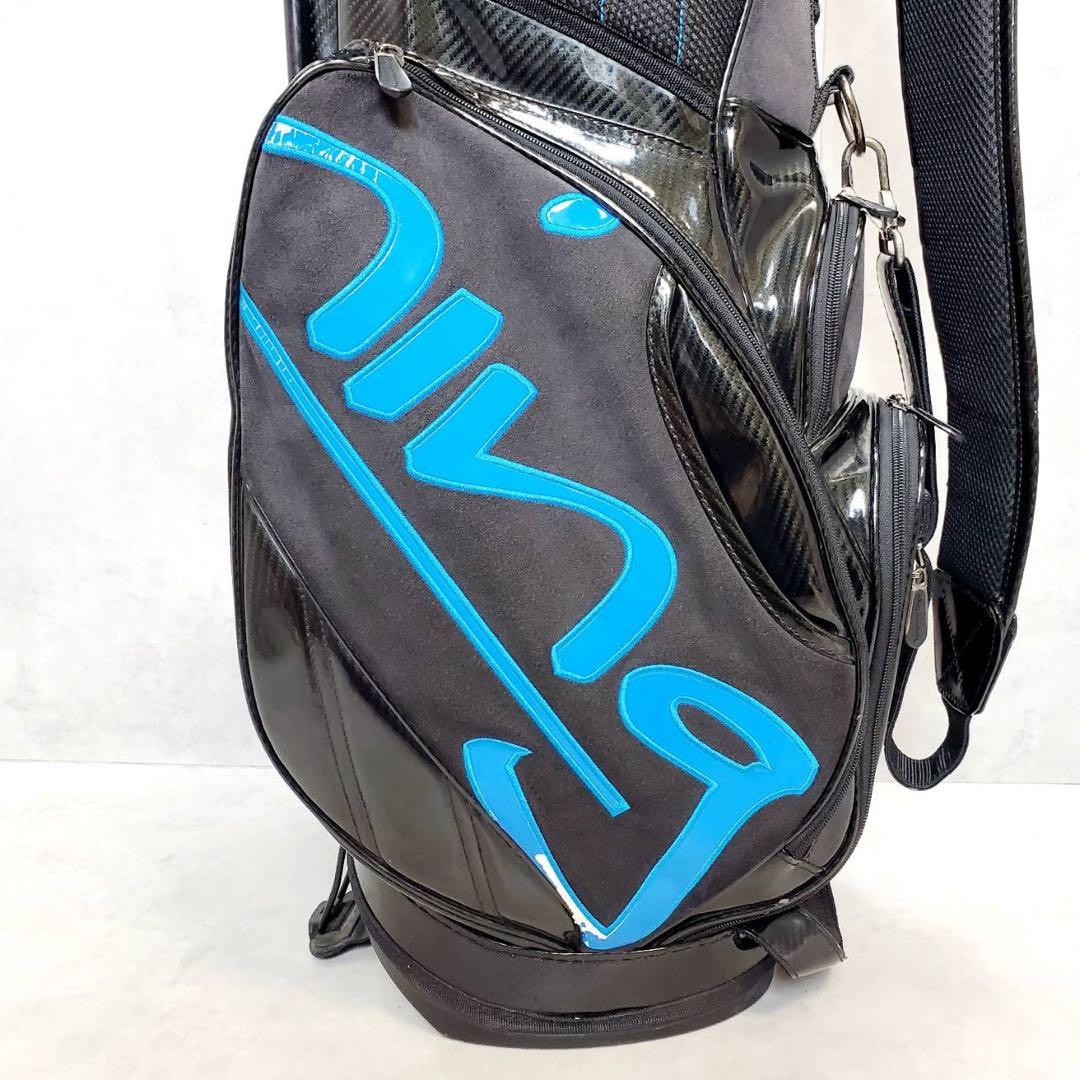 【フード未使用】デザインチューニング スタンド式 キャディバッグ ゴルフバッグ