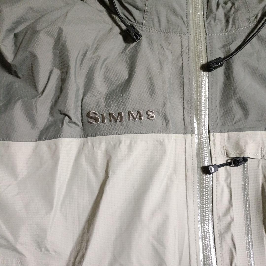 SIMMS ゴアテックスジャケット Sサイズ グレー/アイボリー