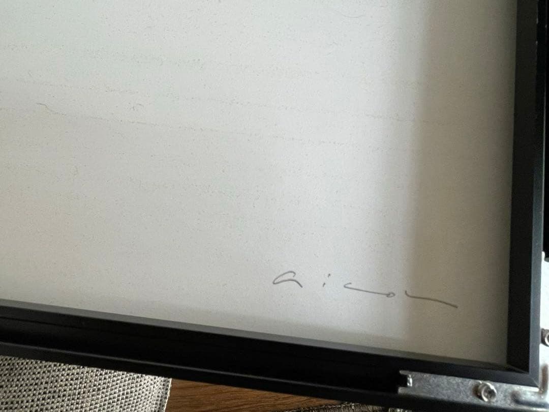 AICON シルクスクリーン 大型作品 額装済み