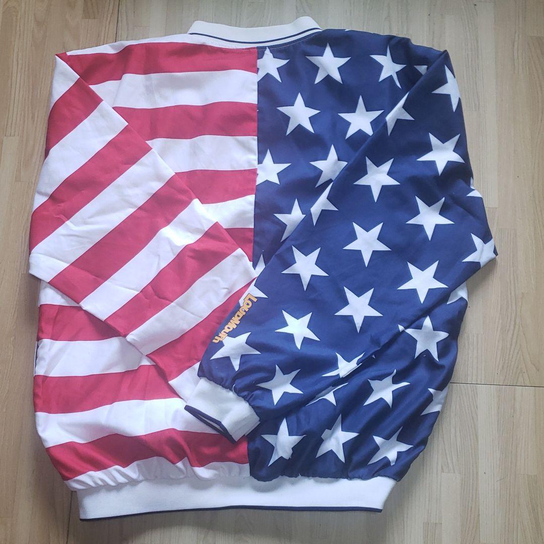 ラウドマウス　ウィンドウブレーカー　人気　星条旗柄