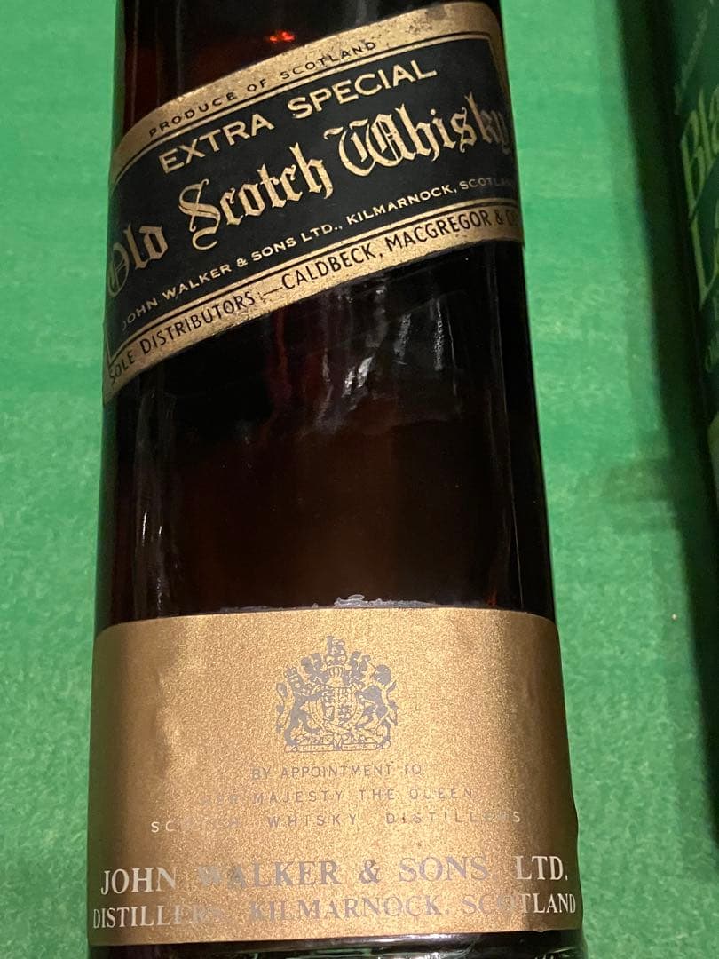 2本組　特級　ジョニーウォーカー　ブラックラベル　エクストラスペシャル　古い新品
