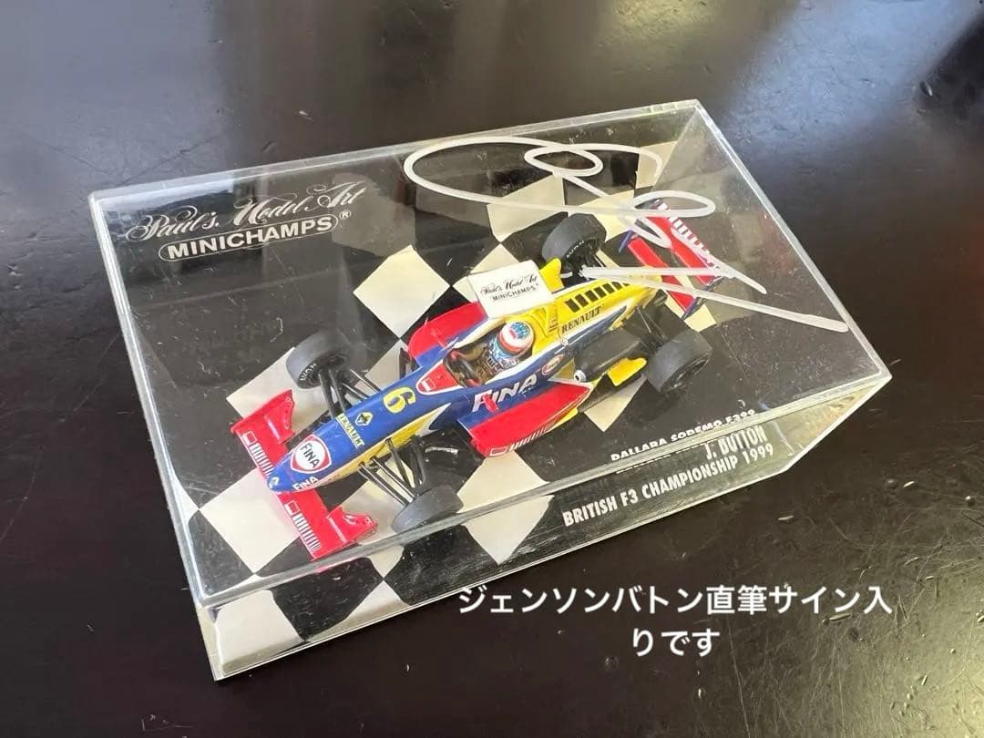 F1 Dallara F393 ジェンソンバトン限定版直筆サイン入り1:43