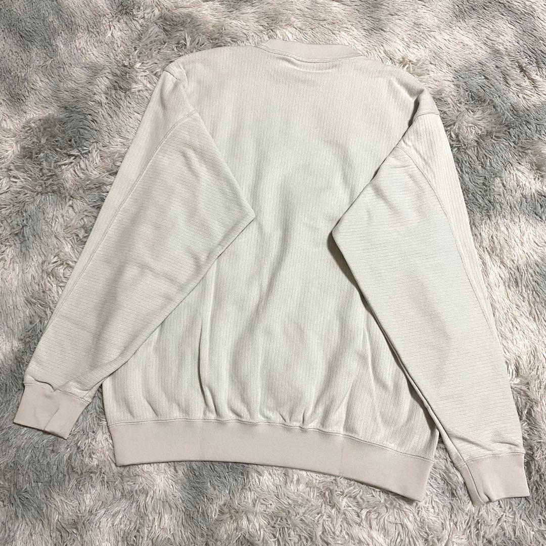 新品　ナイキ　スウェット　刺繍ロゴ　ゴルフ　アイボリー　XL