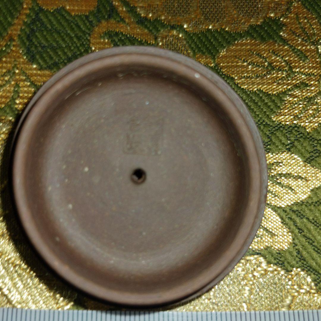 【最終価格】中国　紫砂朱泥　彫刻入　急須水滴