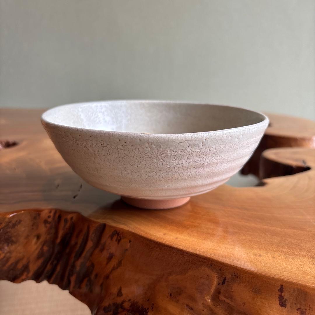 橋本美峰造 平茶碗 色絵 蛍 抹茶碗 茶道具 共箱