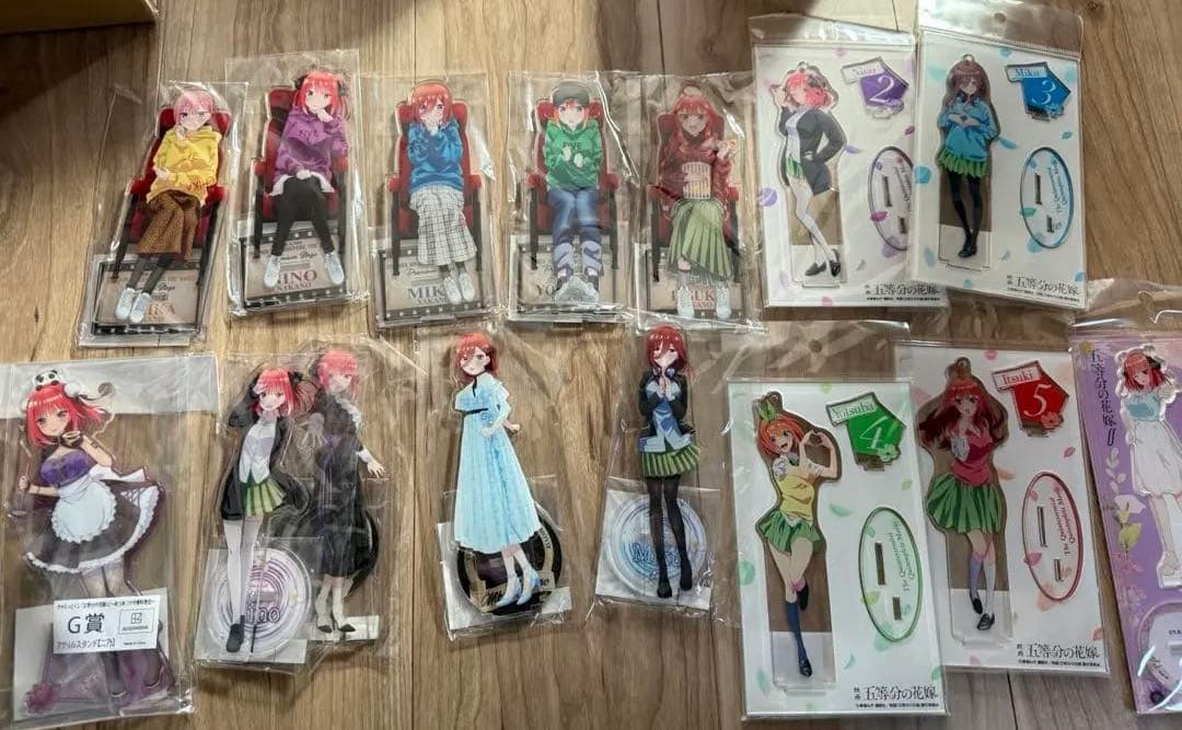 五等分の花嫁 映画鑑賞 アクスタ　ほか