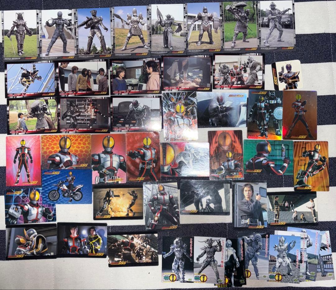 アマダ 仮面ライダー555 トレーディングコレクション 第１、２弾 他 約９２枚