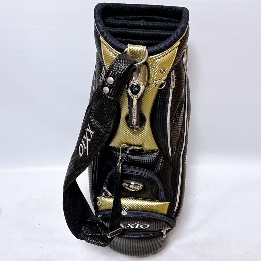 XXIO ゼクシオ ゴルフバッグ キャディバッグ ブラック GGC-X046