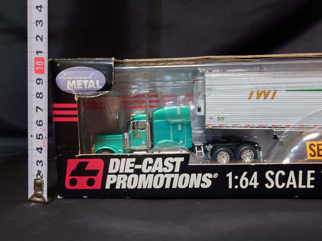 DCP 1/64 Peterbilt379 トレーラーミニカー トラック野郎