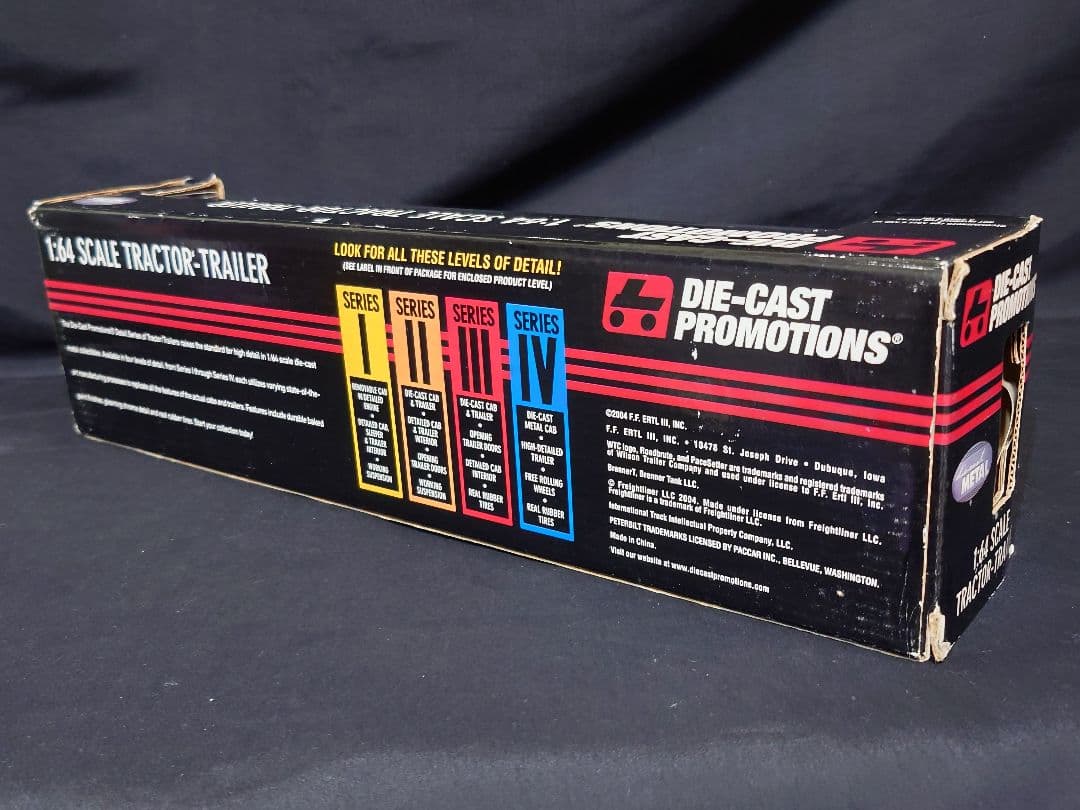 DCP 1/64 Peterbilt379 トレーラーミニカー トラック野郎