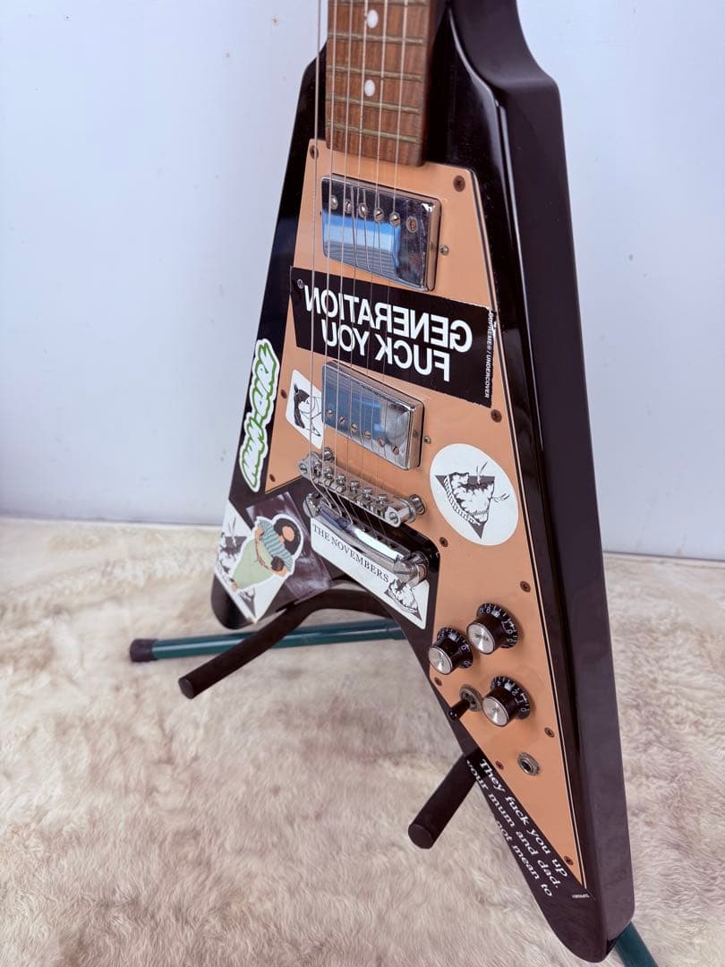 音出し良好♪Tokai FV-58 Flying V エレキギター ケース付き