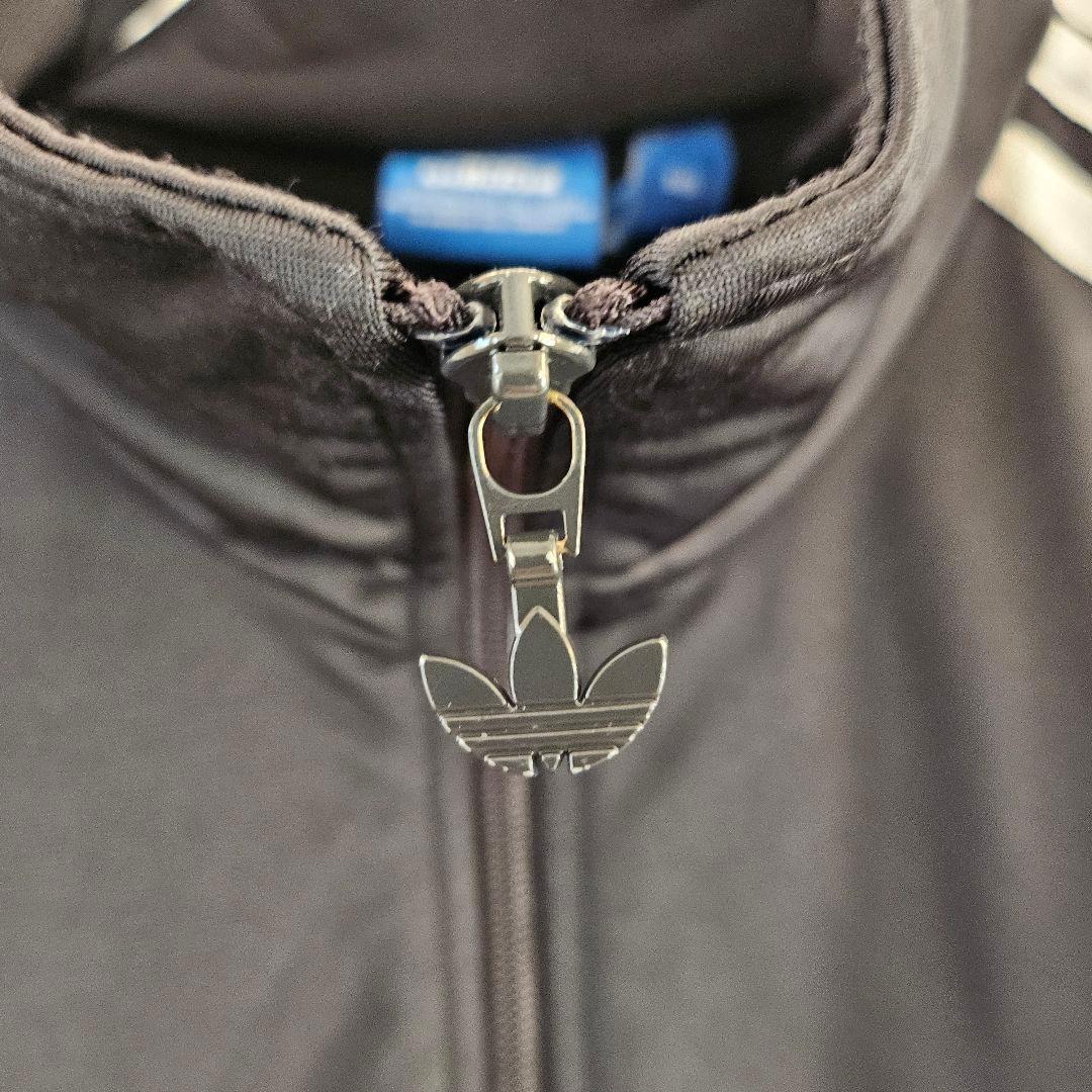 【人気】アディダス FB トラックジャケット バックプリント 黒 レディース S