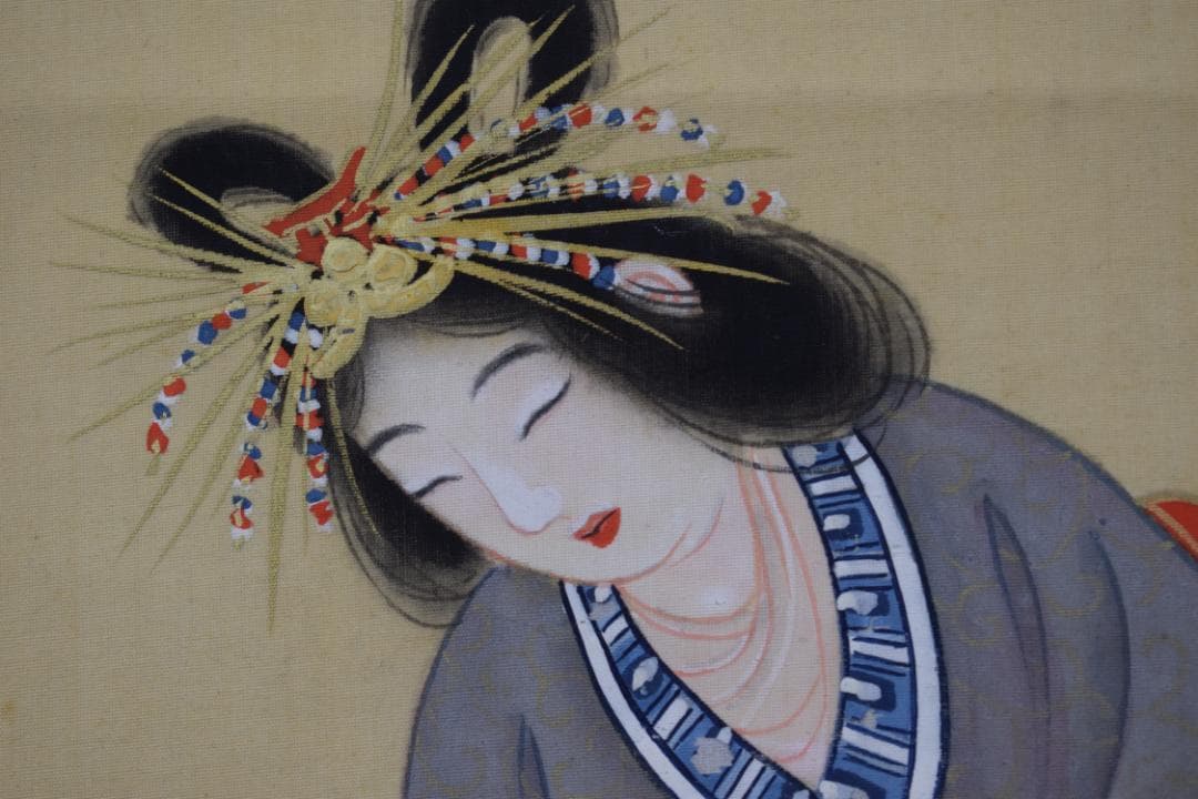 作者不詳/七福神図/一力茶屋/宴之図/掛軸☆宝船☆Z-597