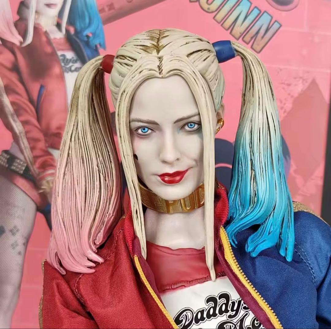 ハーレクイン43cm大型フィギュア クレイジートイズ ( 訳あり )一点限り