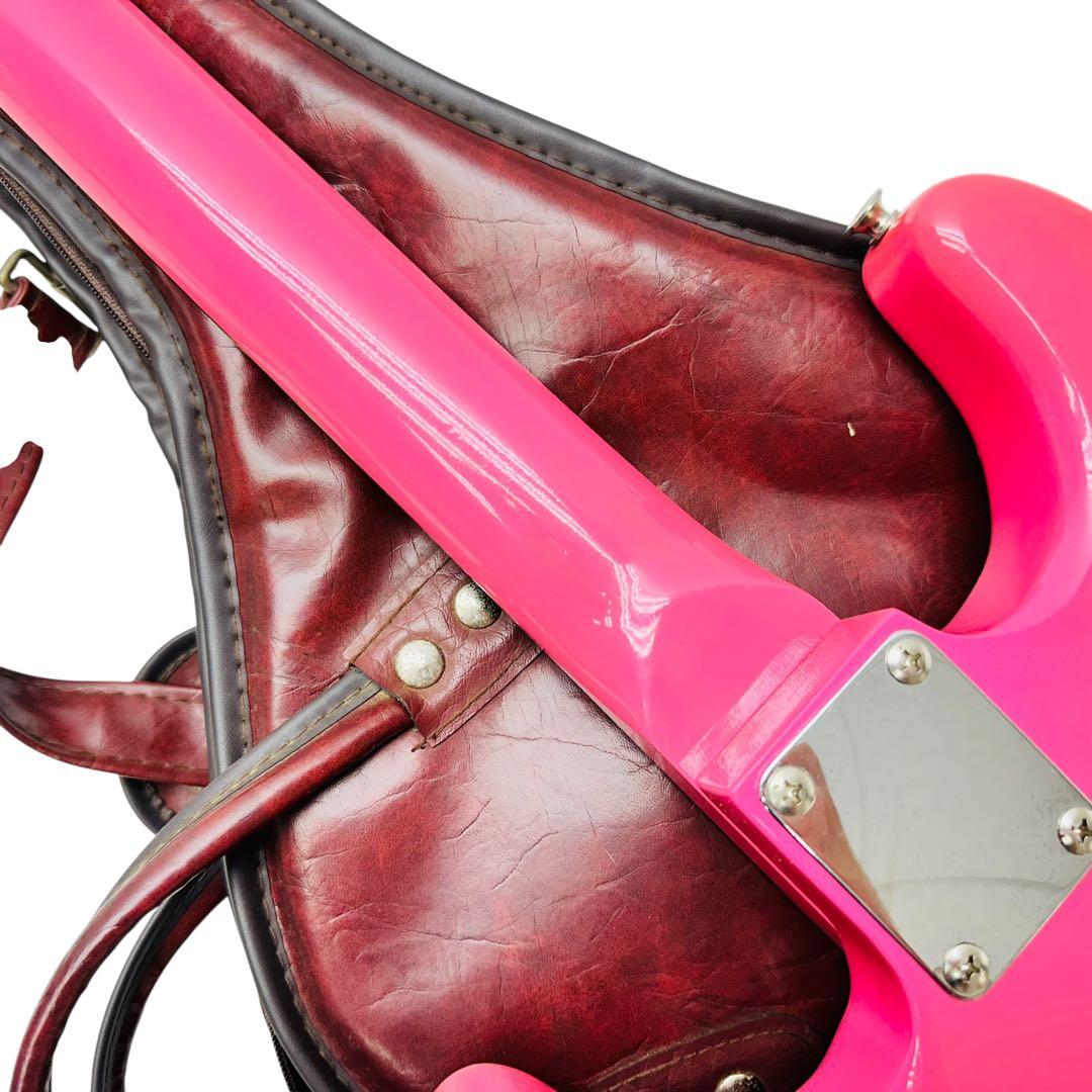 TOMSON ピンク色　エレキギター