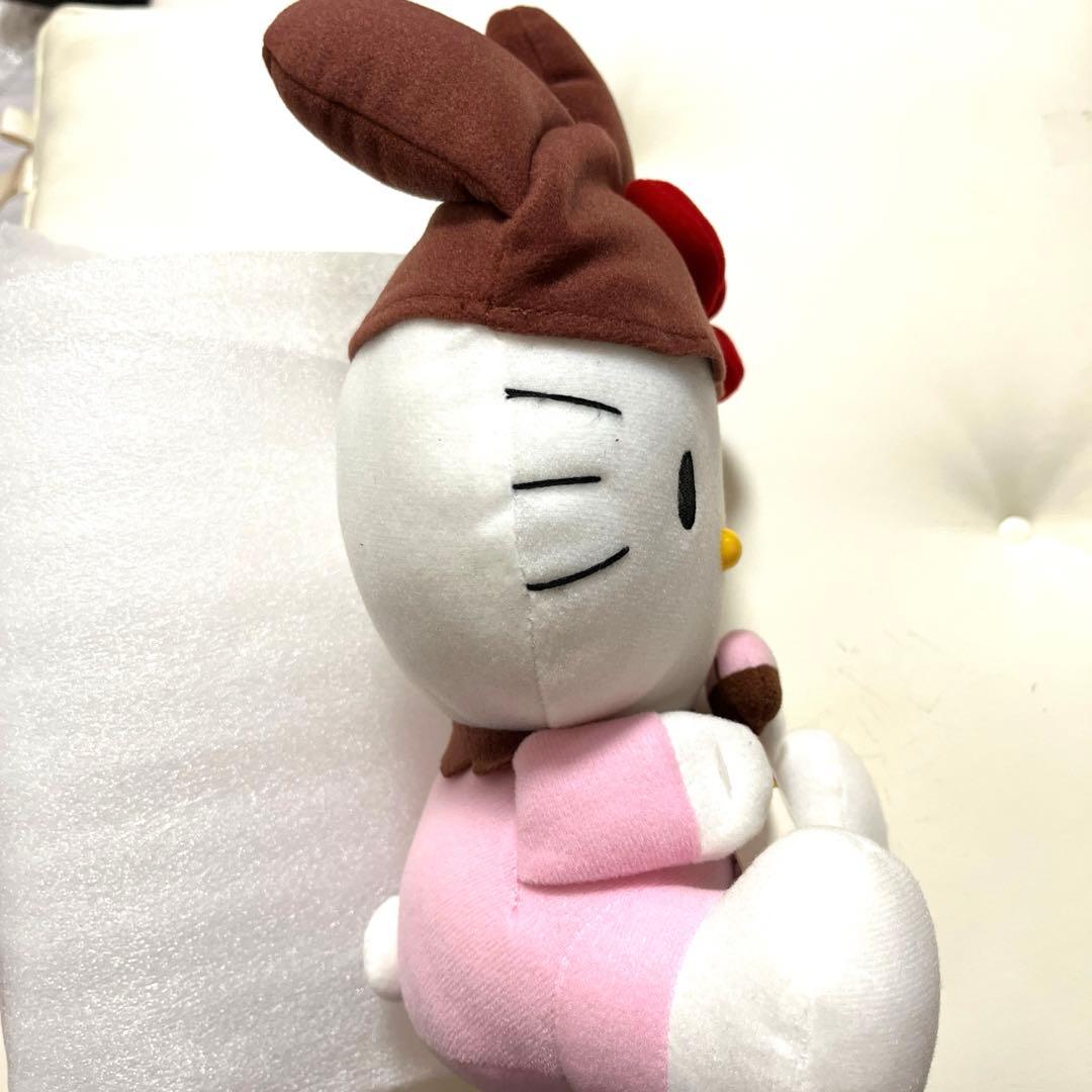 超 激レア ハローキティ✗明治製菓 アポロキティ ぬいぐるみ 非売品 美品