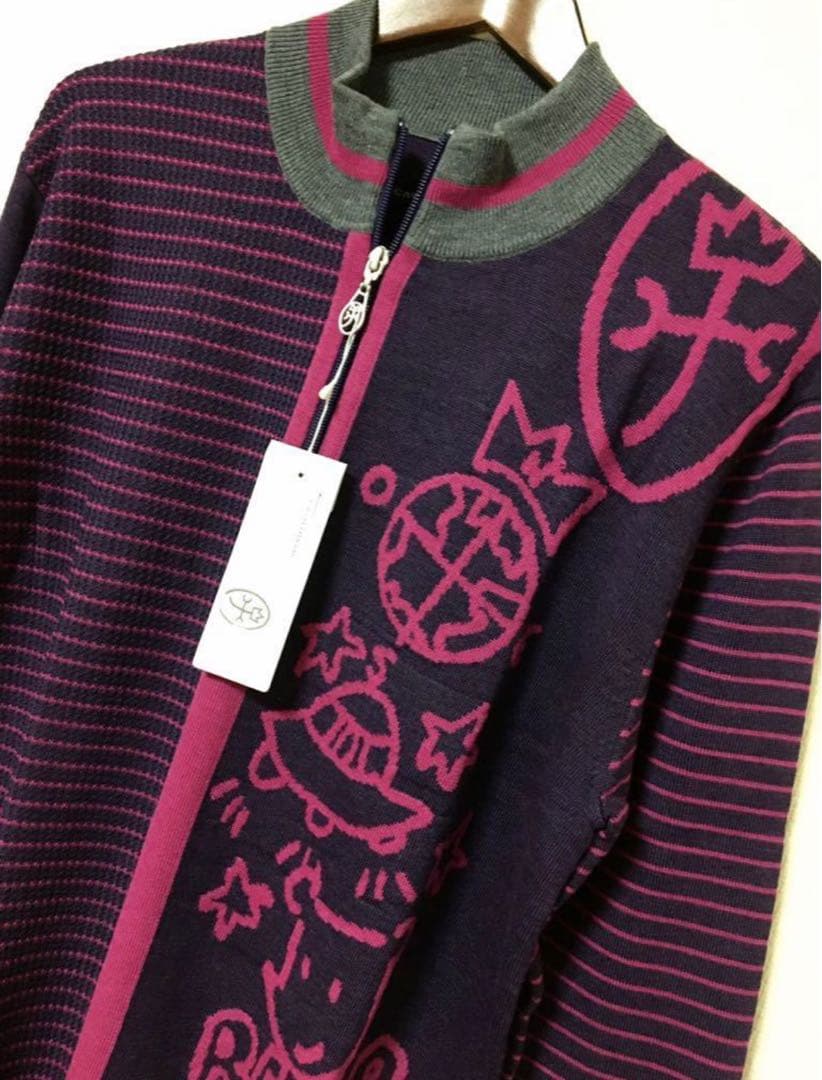 ゴルフセーター ゴルフウエア メンズ48 XL★新品 CASTELBAJAC