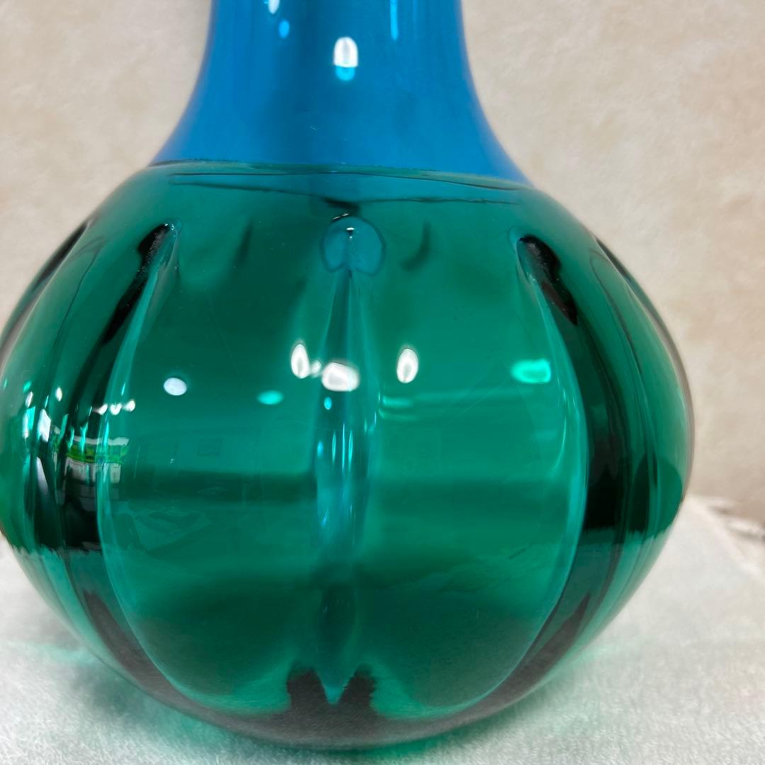 青緑グラデーション フラワーベース