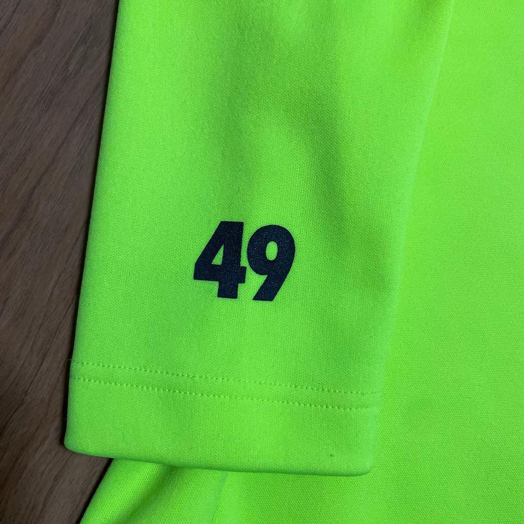 TFW49 モックネック　長袖　イエロー　XL junhashimoto ゴルフ